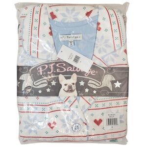 PJ Salvage Pajama Set Flannel Women Multi NWT